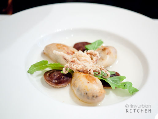 Squid with consomme