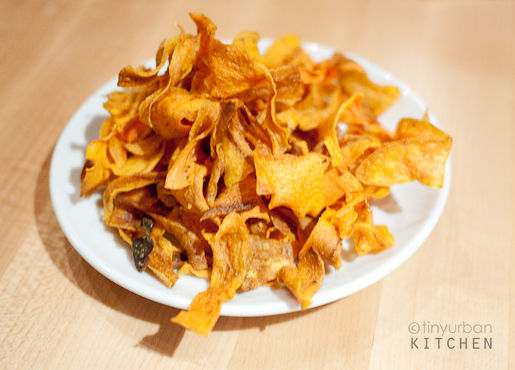 Curried Carrot chips