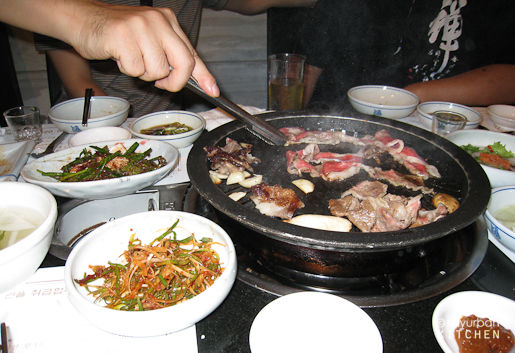 Korean BBQ in Korea
