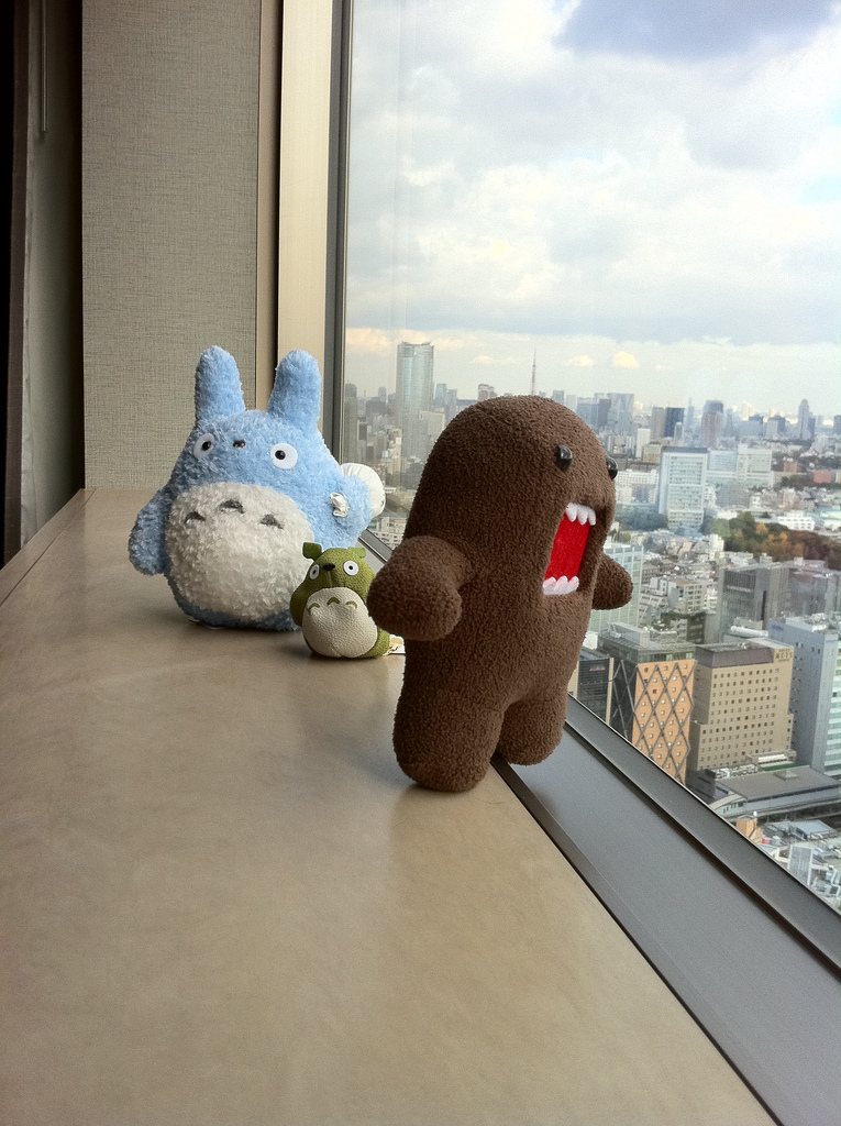 Totoros and Domo in Japan *Shibuya)