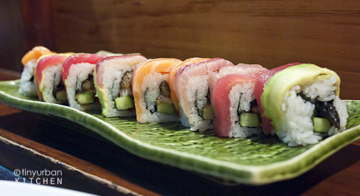 Cafe Sushi Rainbow Roll