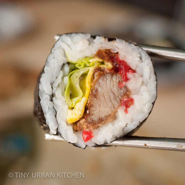 Taiwanese style sushi roll