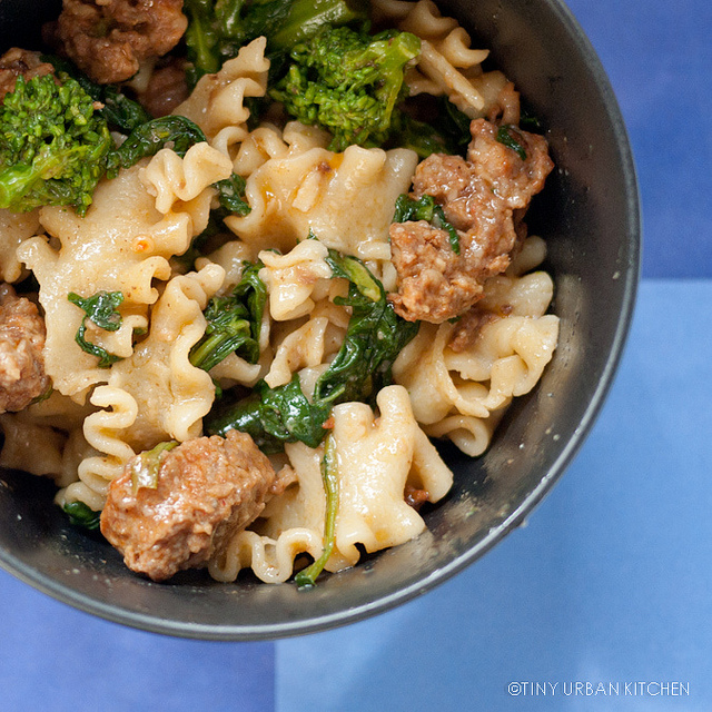 Broccoli rabe sausage pasta