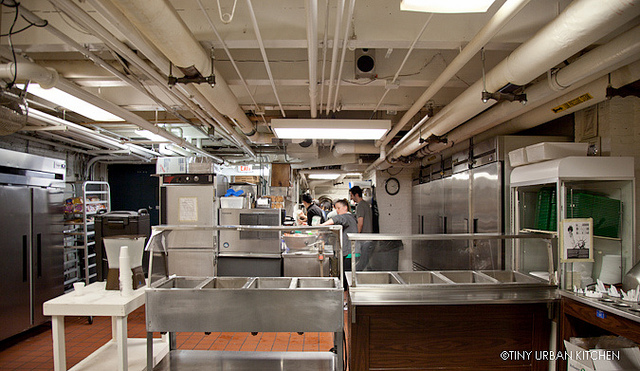 Boston Rescue Mission's tiny urban kitchen