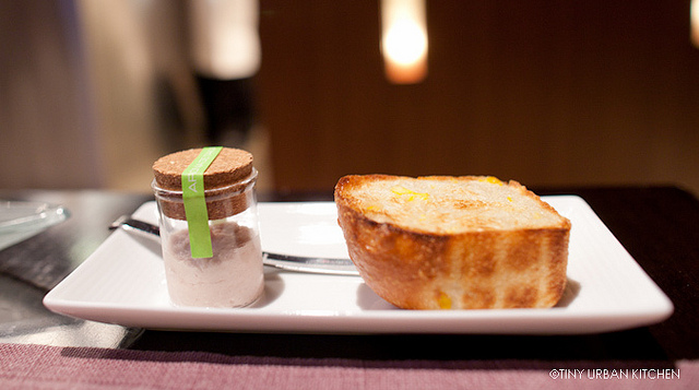 bread and fois gras "butter"
