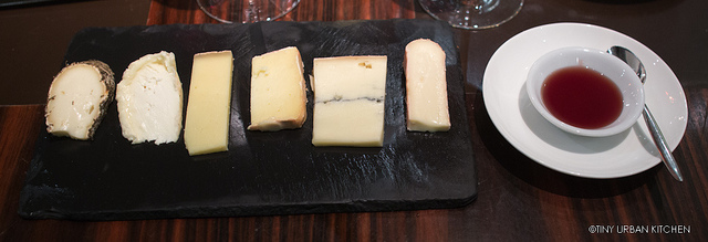 Selection of French and British Cheese