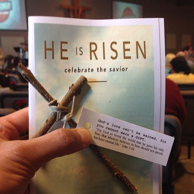 Happy Easter! He is risen indeed. @calvarypetaluma