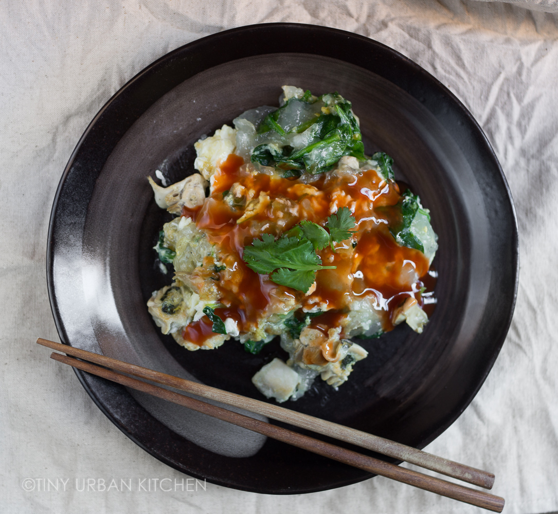 Taiwanese Oyster Omelet Recipe