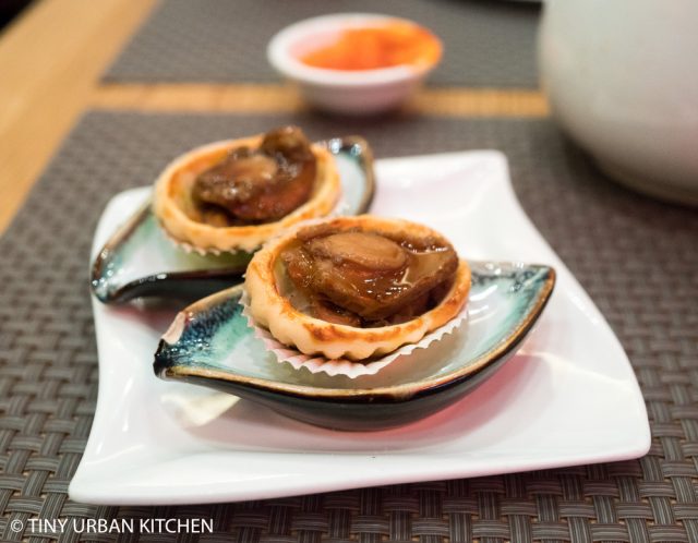 Dim Sum Bar: Baked Abalone and Chicken Pastry ($53 each)