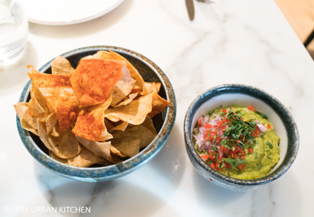 Nachos and guacamole from Leicester Square Kitchen London
