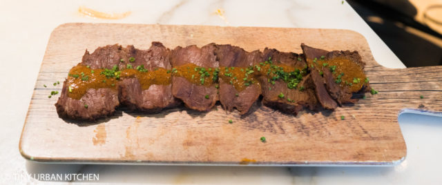 beef tenderloin anticucho from Leicester Square Kitchen London