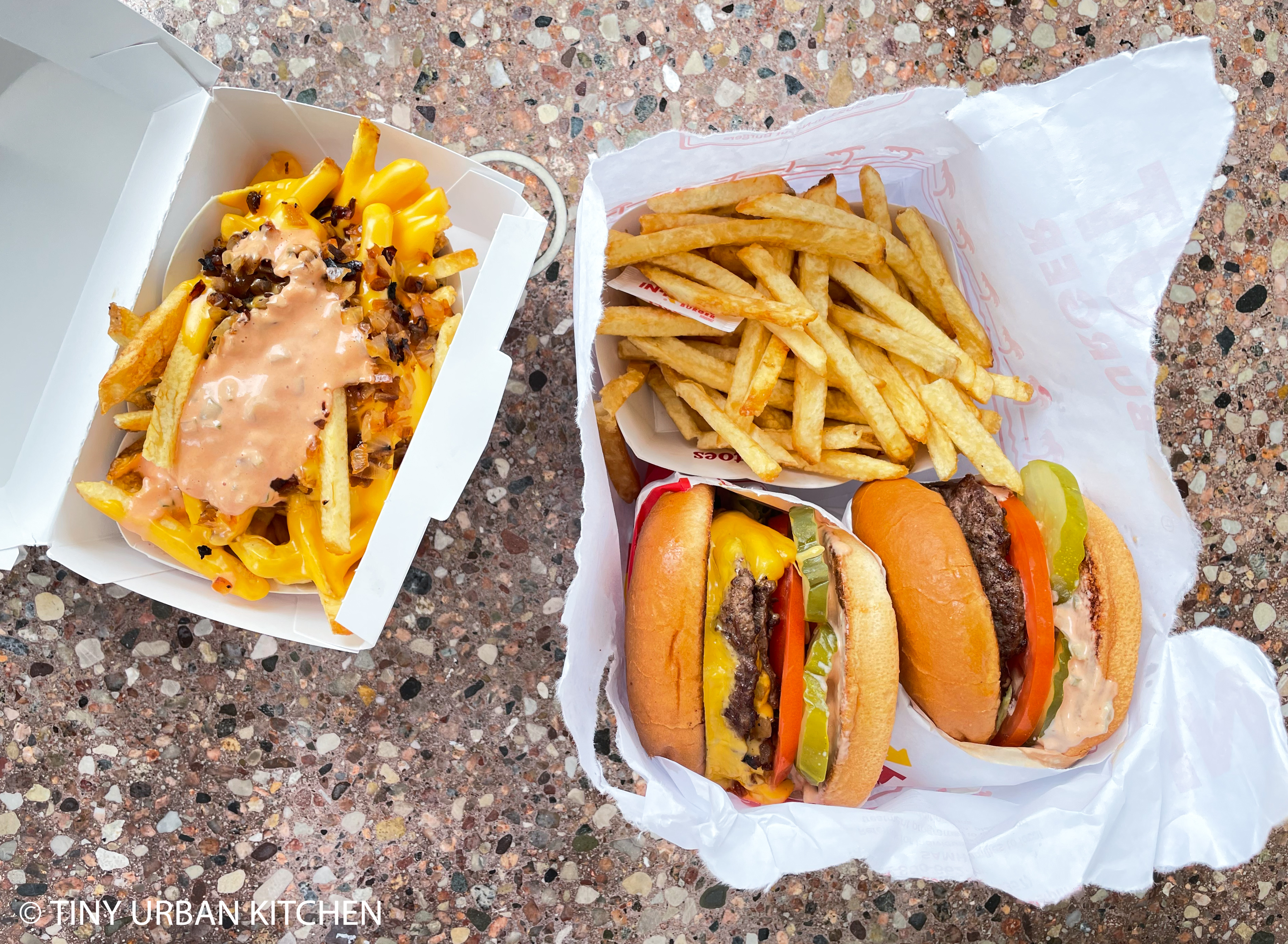 In n Out Burger + fries