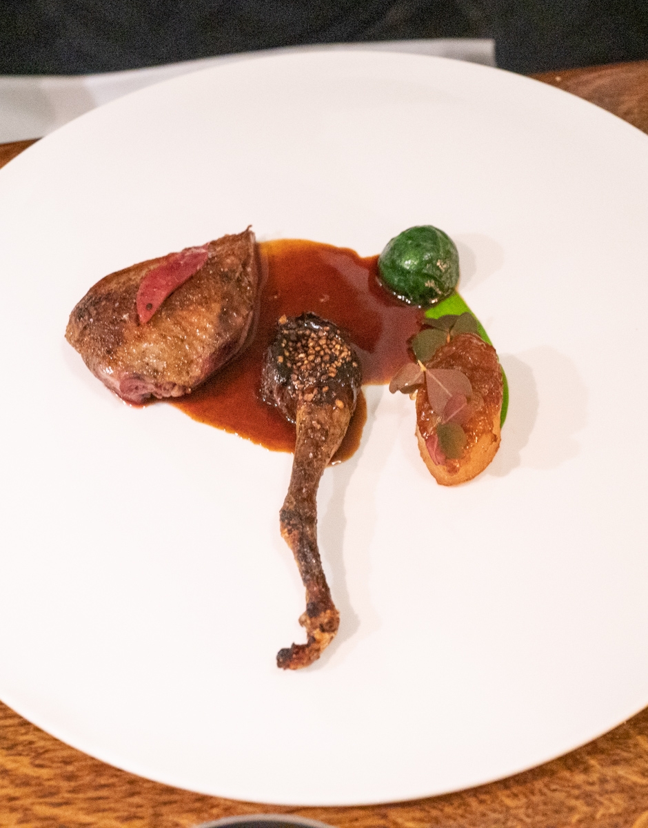 pigeon - classic but delicious 
liver sauce - let you keep it all!