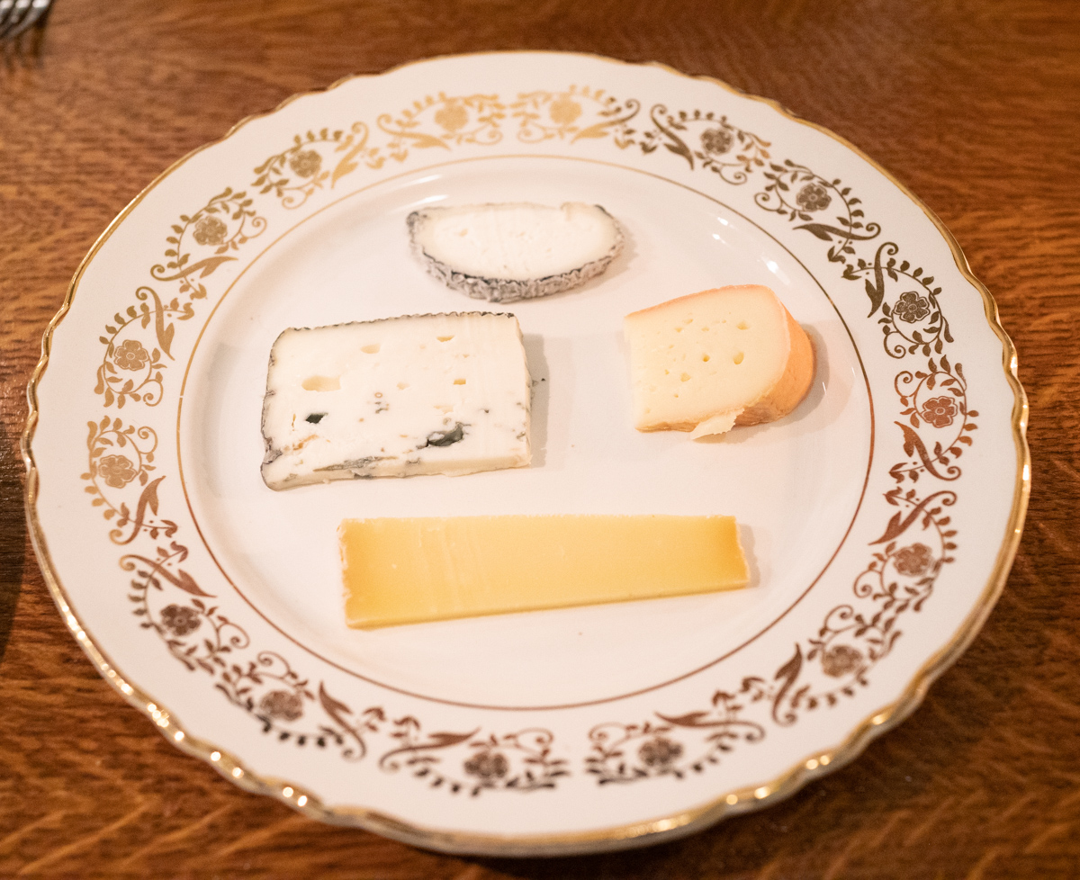 cheese! 
36 month comte, goat cheese, smoked cheese, blue cheese