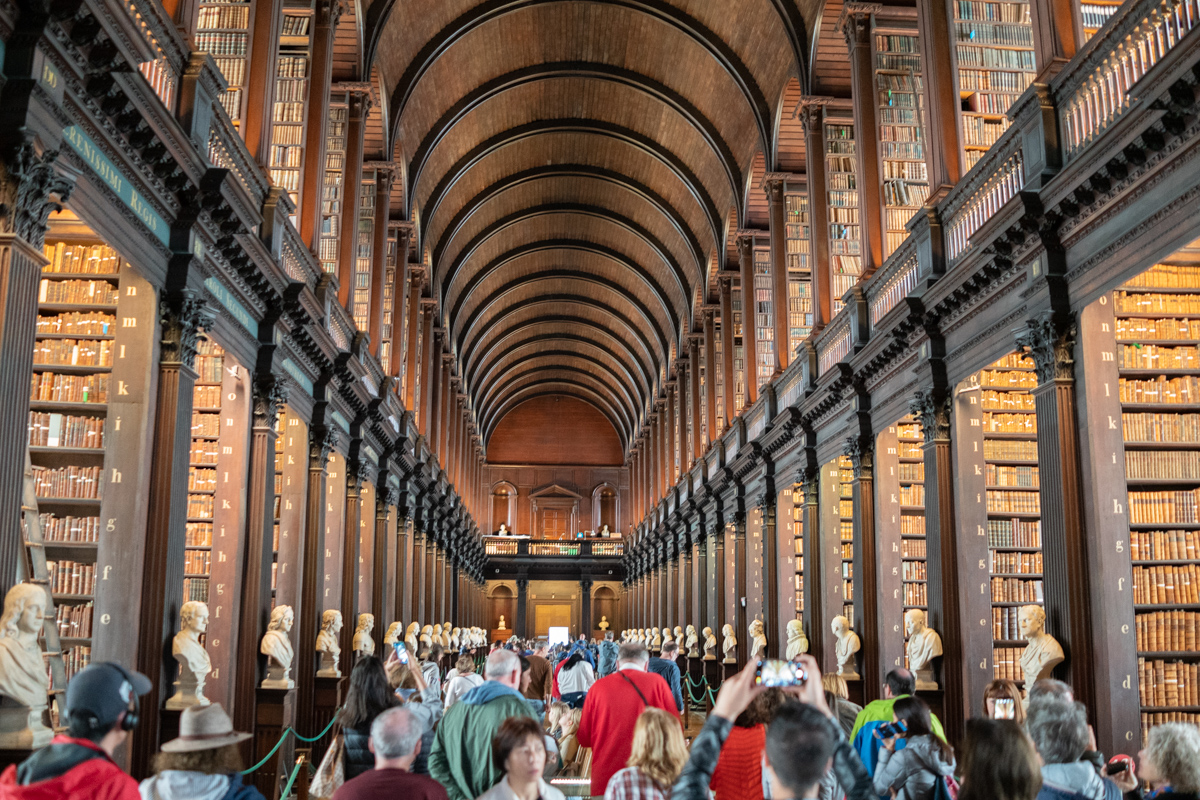 Book of Kells inside Trinity College