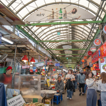 Gwanjang Market Seoul Korea